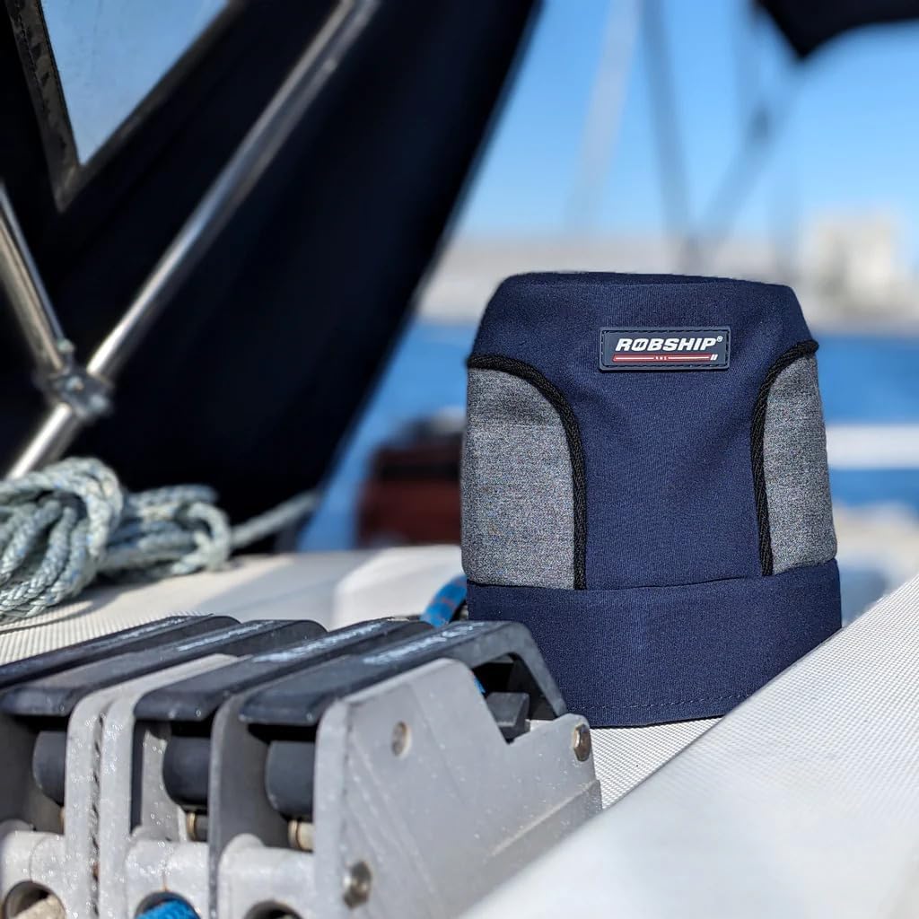Robship Cover Winch MK2 Effortless Protection for Your Watercraft Made Easy, Navyline - X Large
