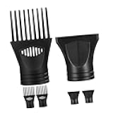 MERRYHAPY Professional Hair Dryer Bonnet Attachment Set 6pcs Nozzle Brush for Blow Dryer