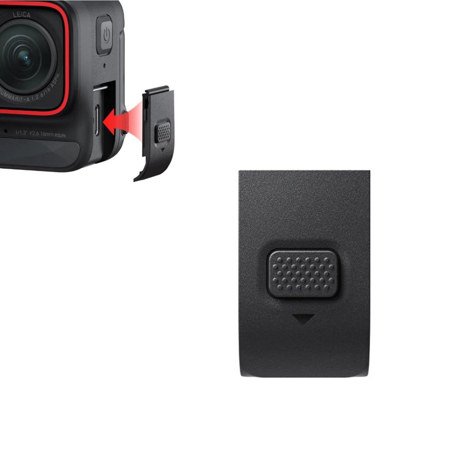 Porta di ricarica USB Slot laterale copertura protettiva per Insta360 Ace Pro, ricambio per batteria della fotocamera