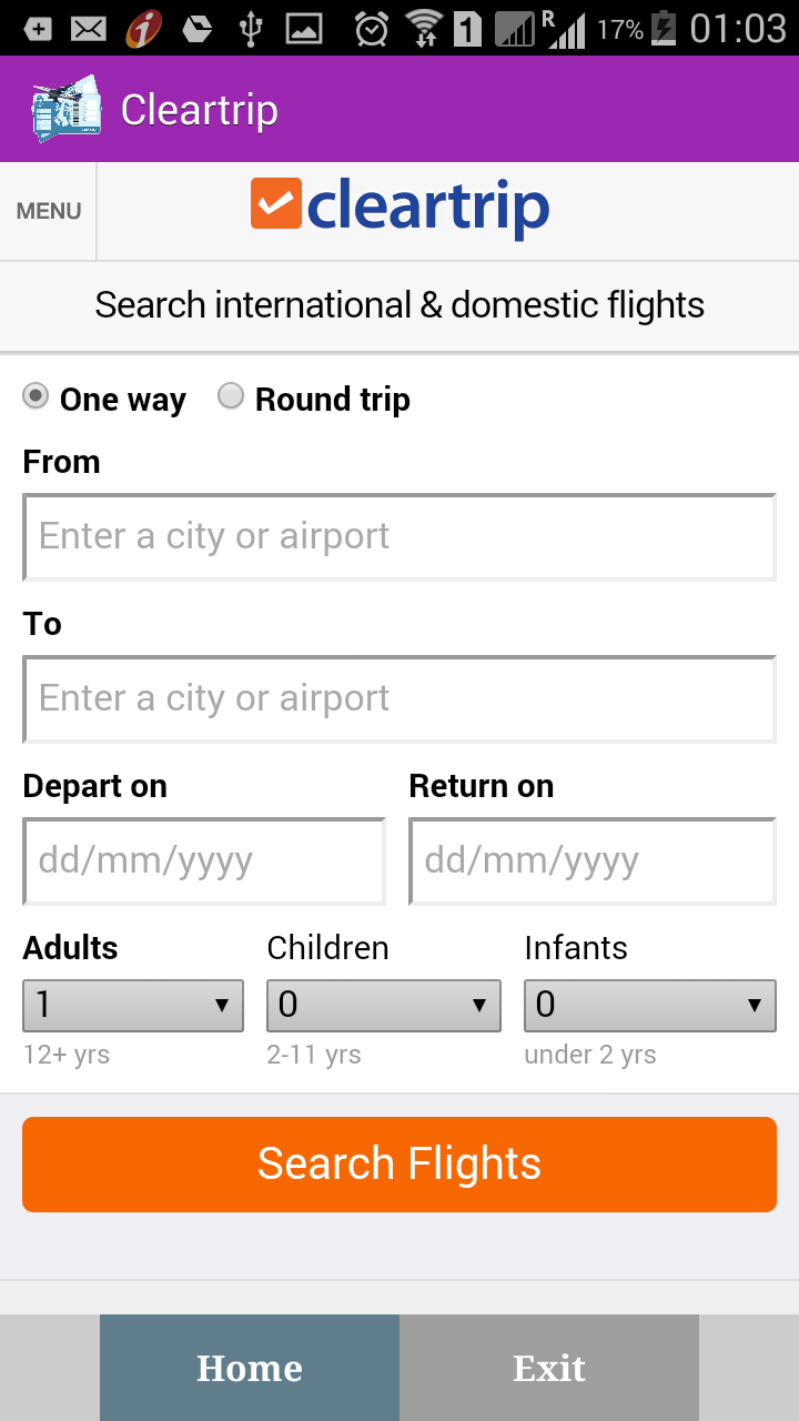 Air Ticket App on Amazon Appstore
