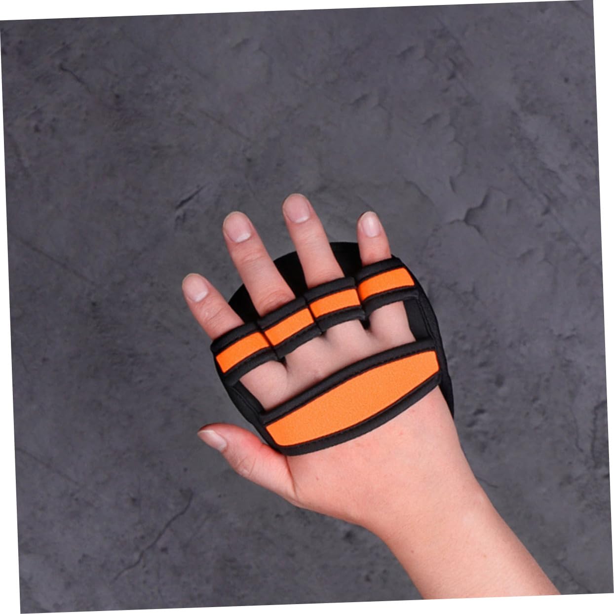 BESPORTBLE Guantes De Levantamiento De Pesas Apretones Hacer Ejercicio Guantes Hombre Guantes De Gimnasia De Los Hombres Guantes De Entrenamiento para Mujer Agarre Orange Neopreno