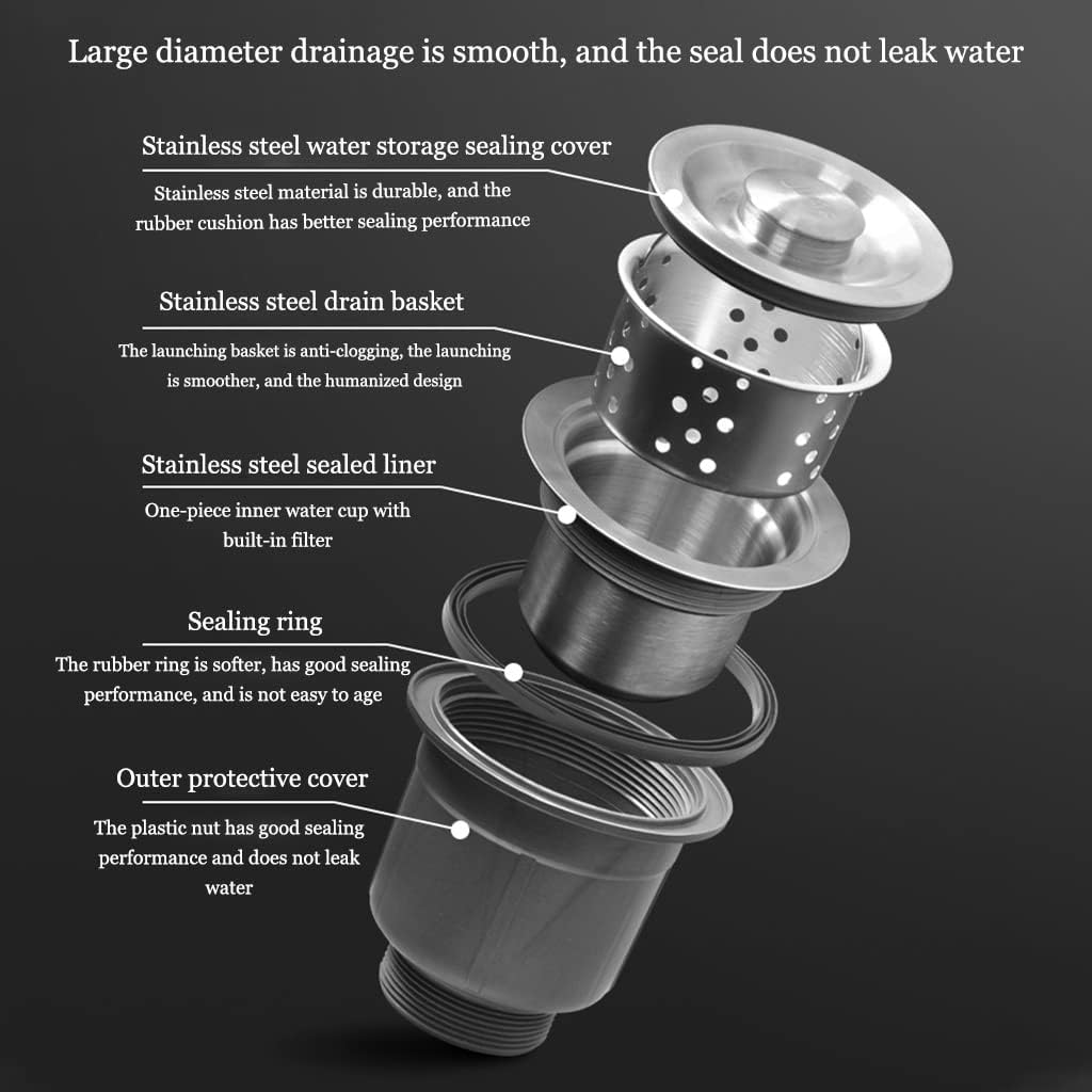 キッチンバーシングル洗面台 HYJAUSXB ラウンドステンレススチール ドロップインまたはアンダーマウント設置 ビッグベンド蛇口と