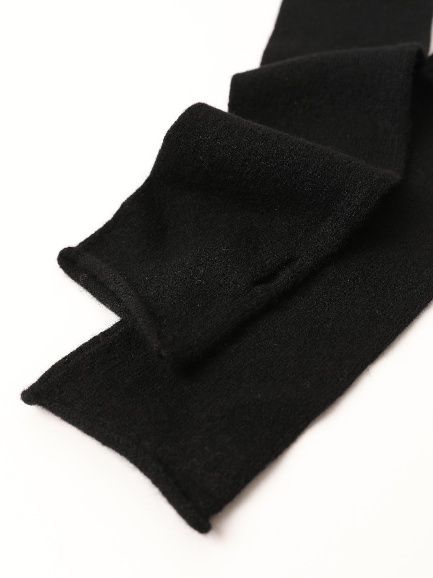Donna extra lungo 100% Cachemire Manicotti Scaldabraccia Guanti Lunghi Mezze Dita Scaldapolsi Cashmere moda sera