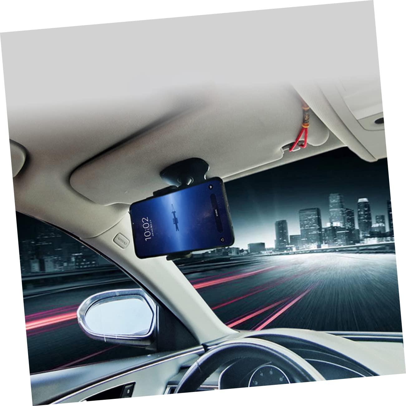 DOITOOL 3 Pezzi Supporto Per Telefono Cellulare Girevole A 360° Per Cruscotto Auto Supporto Per Telefono Senza Attrezzi Supporto Universale Per Telefono Per Supporto Cellulare Nero
