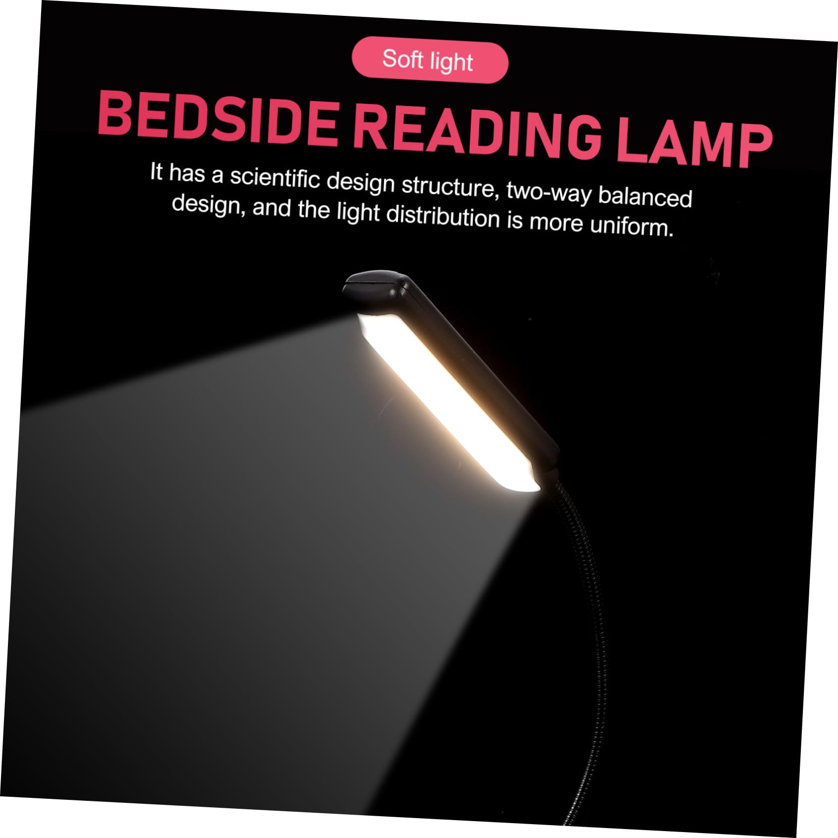 Lampe de Lecture à Pince LED Noire, Lot de 2, pour Partition