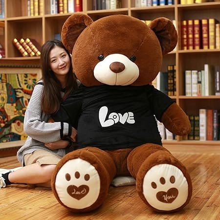 Amazon 縫い包み テディベア クマぬいぐるみ ビッグサイズ リボン 可愛い 抱きまくら ふわふわ 巨大 おもちゃ ハート柄 笑顔 癒し系 お祝い インテリア キャラクター 柔らかい 撮影用 プレゼント 萌え ブラック 80cm ぬいぐるみ おもちゃ Amazon 縫い包み テディベア クマぬいぐるみ ビッグサイズ リボン 可愛い 抱きまくら ふわふわ 巨大 おもちゃ ハート柄 笑顔 癒し系 お祝い インテリア キャラクター 柔らかい 撮影用 プレゼント 萌え ブラック 80cm ぬいぐるみ おもちゃ