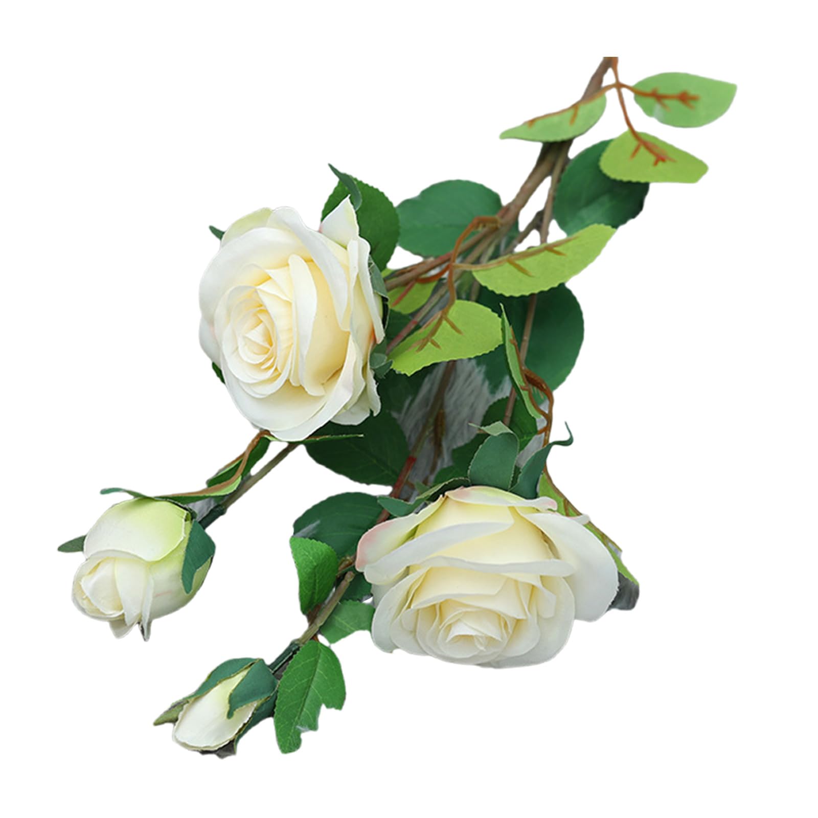 Tsophreniq Fade-Resistant Artificial Flower with for Wedding Bouquets Centerpieces, Bridal Shower Home Decor Vase Floral Arrangements Faux Flowers for Vase