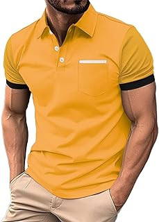 Polo de manga corta para hombre, de algodón, transpirable, con botones, para verano, golf, tiempo libre, manga corta, S-5XL