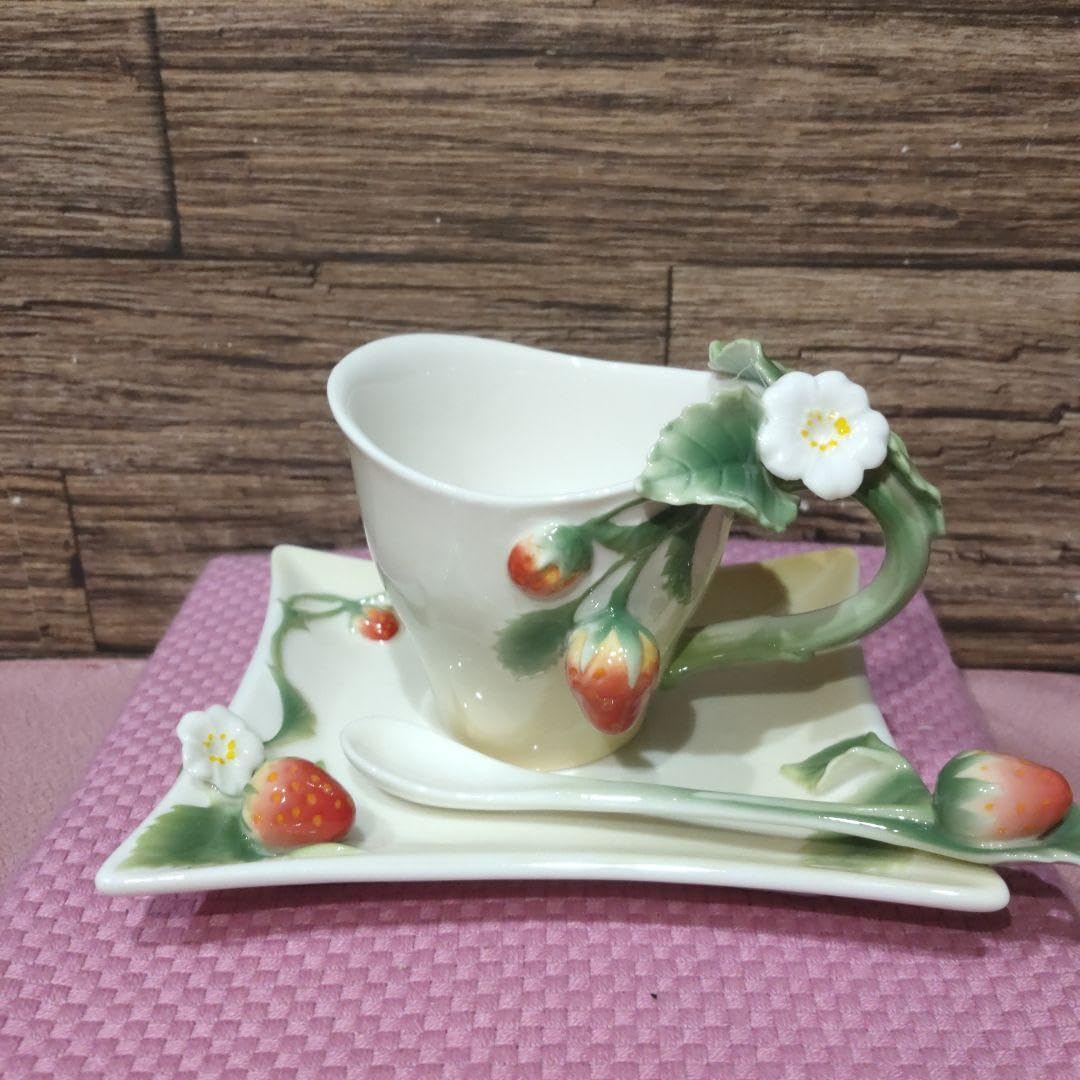 Amazon.co.jp: 陶翔舞千 華麗なる花コレクション カップ＆ソーサー 