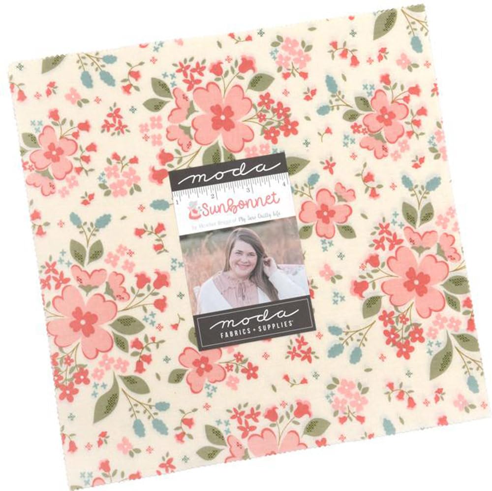 Moda Fabrics Assorted Sunbonnet Layer Cake®, 42 10-Inch Precut Fabric Quilt Squares By Heather Briggs