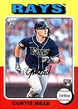 Curtis Mead RC 2024 Topps Heritage #176 ROOKIE NM-MT Baseball Rays