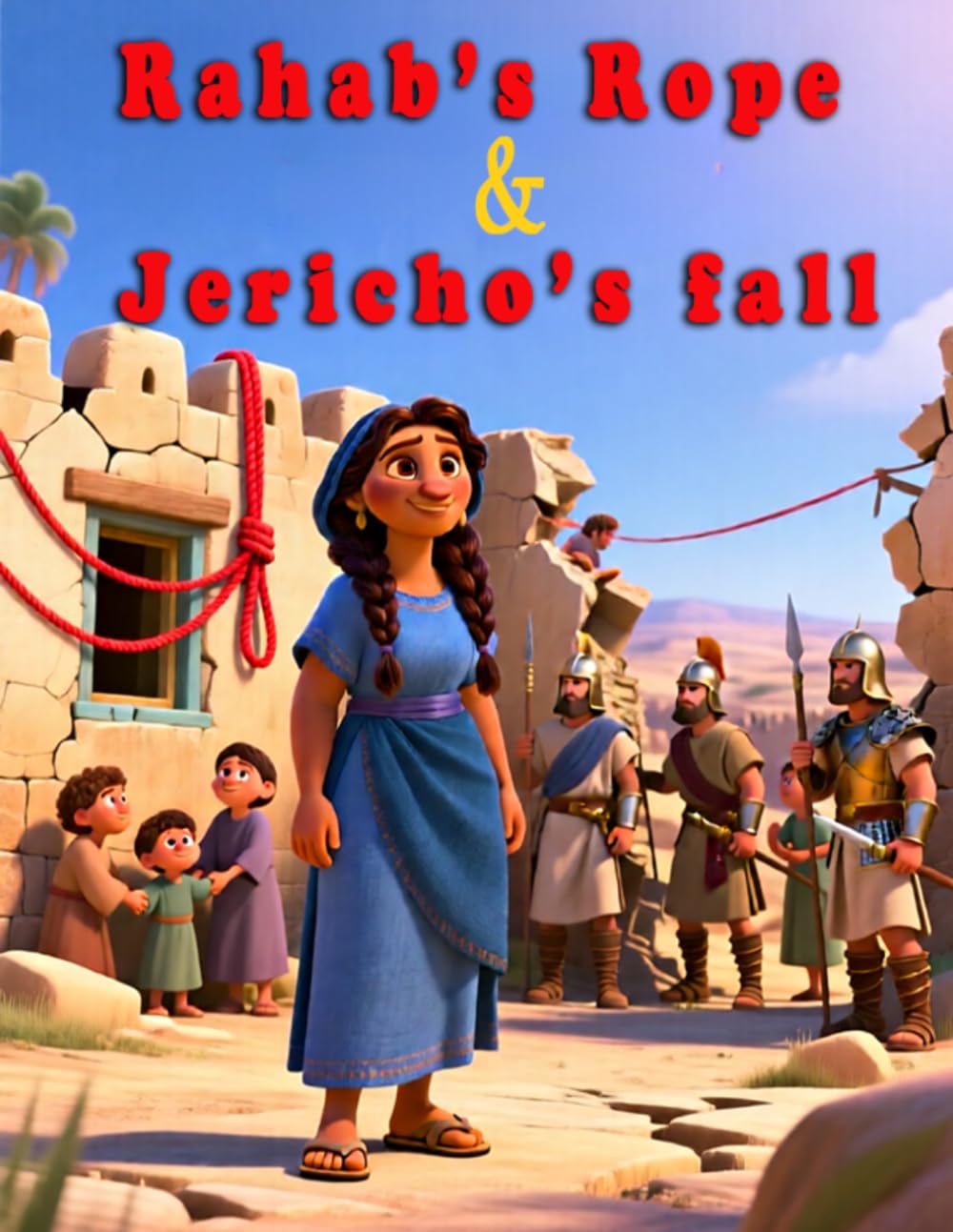 Bible Stories, Rahab's Rope & Jericho's Fall, Stories of Joshua, Christian Children's Stories, Sunday School Story Book: Religious, Inspirational ... Book, Biblical Stories for Kids, Noah's Ark