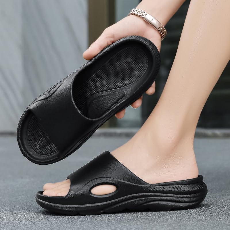 Cloud slides sandals for women men,womens Recovery slides EVA Anti-Slip shower shoes,Open Toe Garden Shoes,Mens Sandals slippers Indoor Outdoor Size - Image 6