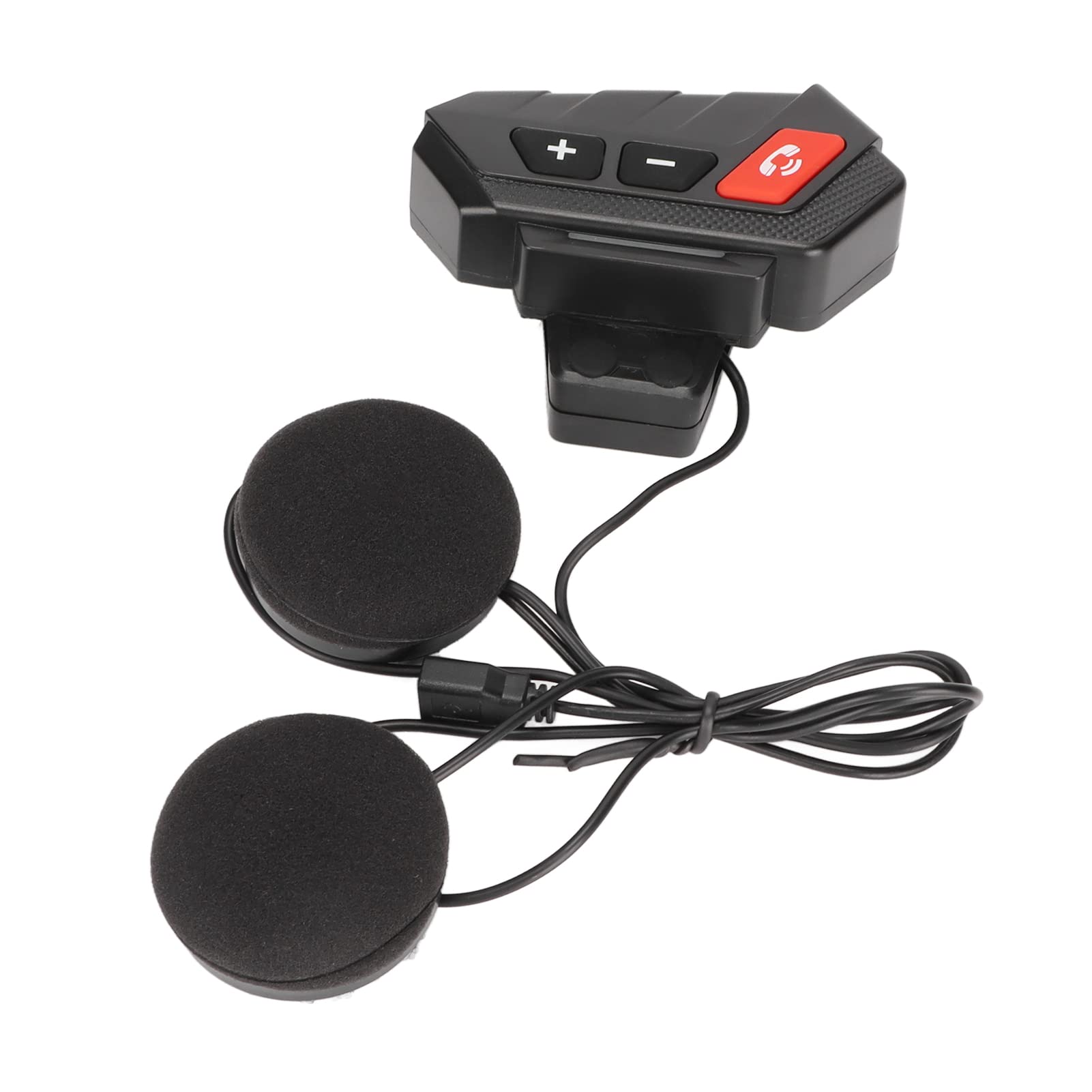 Gonetre Auricolare Bluetooth per Casco da Motociclista, Cuffia per Casco