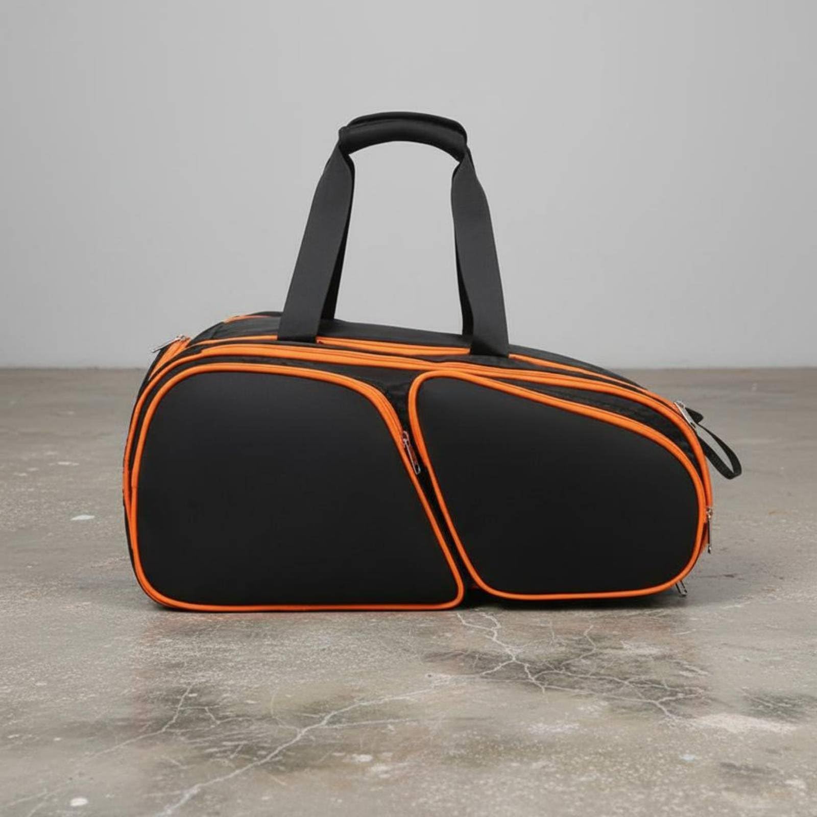 Borsa Racchette Tennis Scomparti con Cerniera Attrezzatura Sportiva Design Versatile Articolo Sportivo