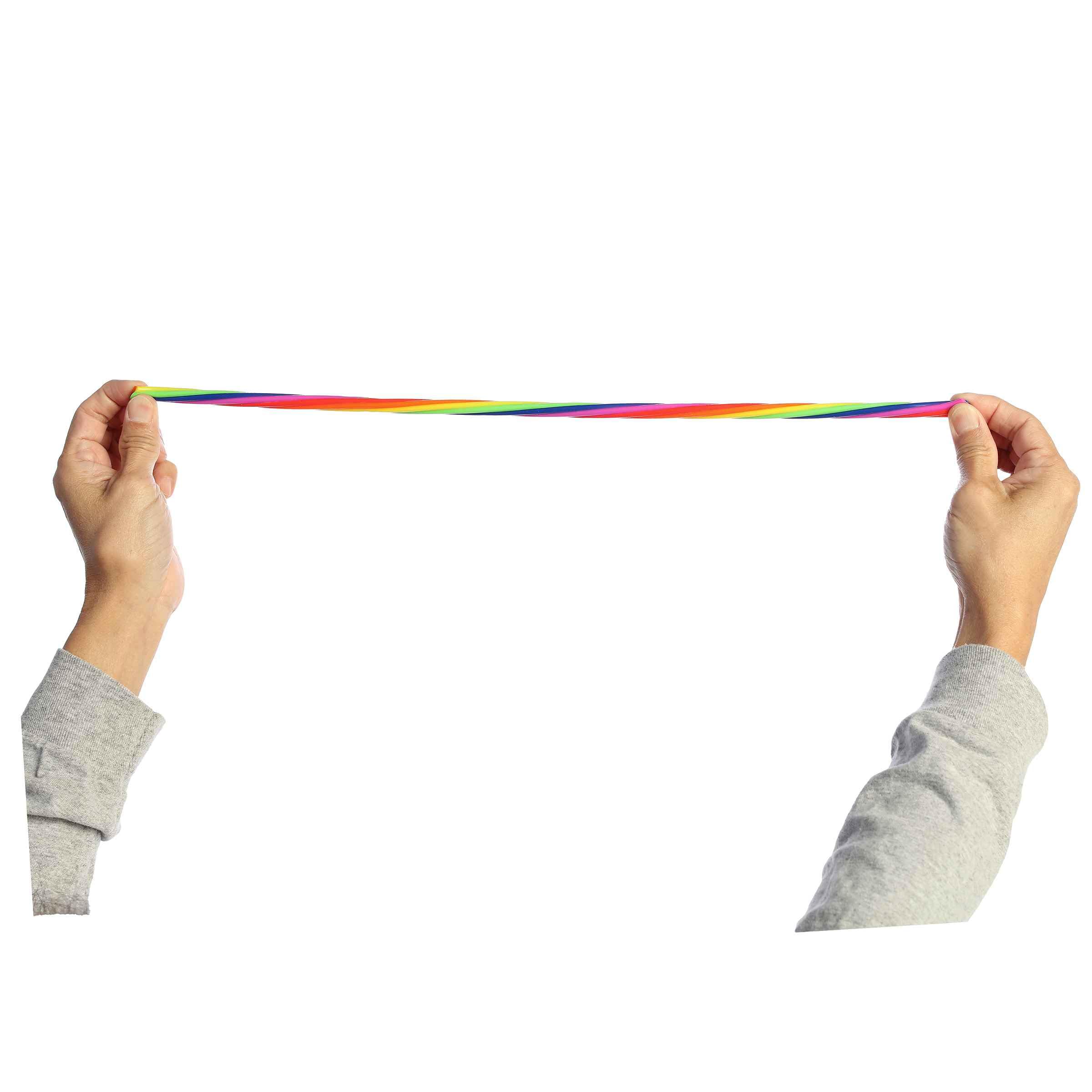 Aurora Toys Engaging Stretchy Rainbow Twists Toy - Classic Toys for Playful Fun - Perfect for Kids, Parents, and Birthday Gifts - 5 Piece Set