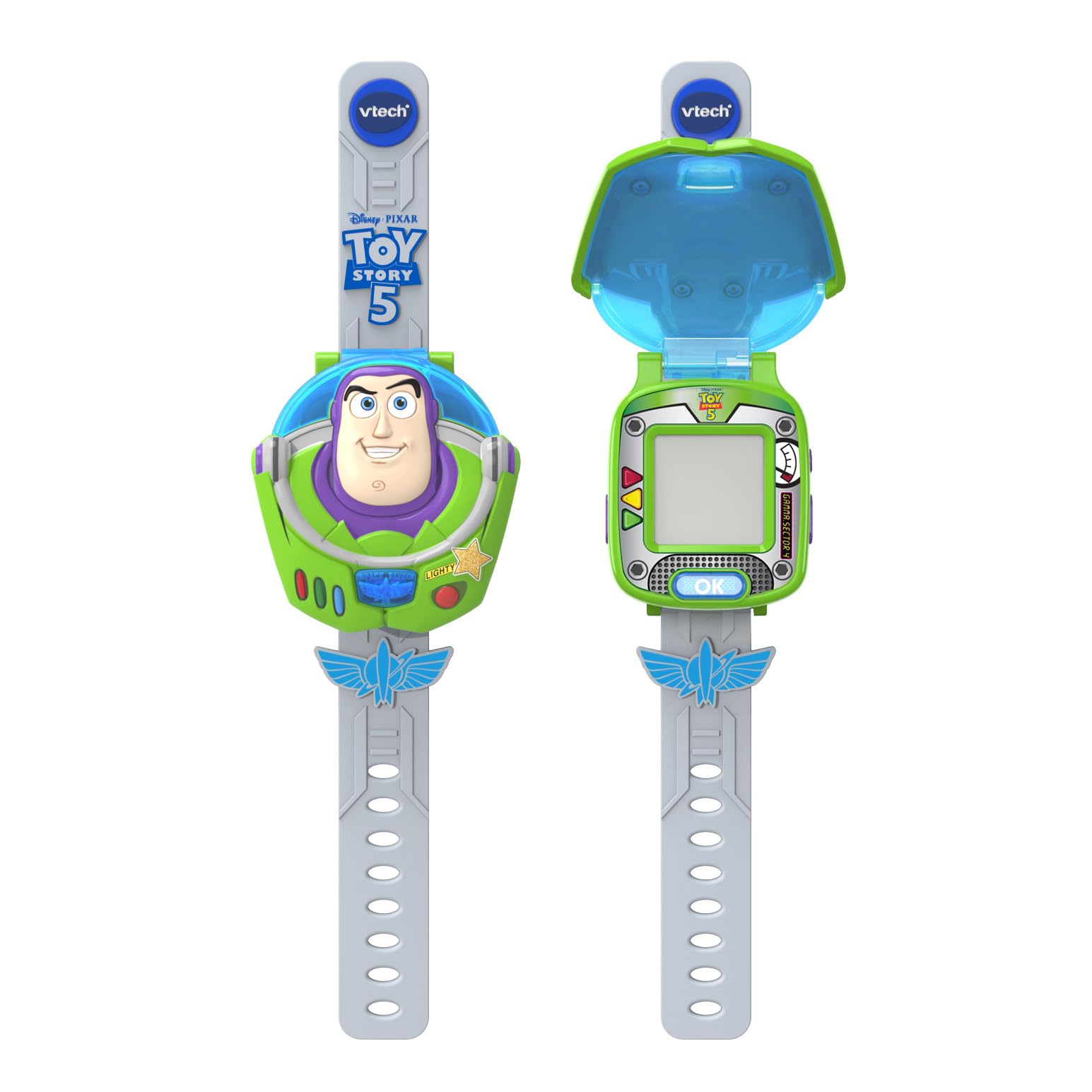 VTech - Reloj Educativo de Buzz Lightyear - Toy Story 5, Smartwatch Interactivo para niños +3 años, Versión ESP.