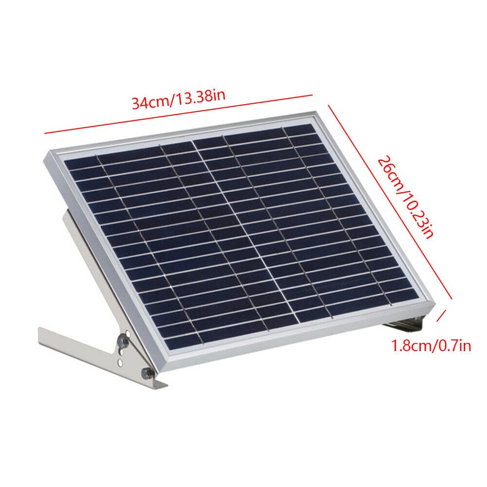 Pompa solare per laghetto, 10 W, 1350 l/h, a energia solare, DC 24 V, senza spazzole