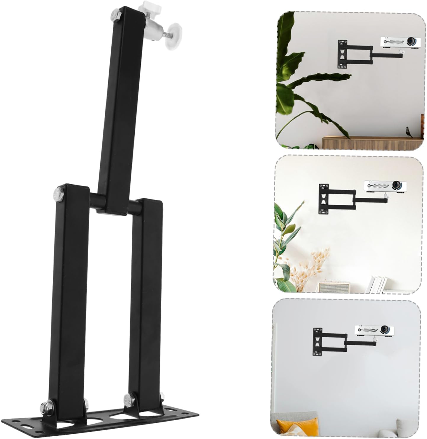 NUOBESTY Adjustable Projector Mount for Wall Multifunctional Projector Stand for Bedside Use Construction Flexible Angle for Bedroom and Living Room