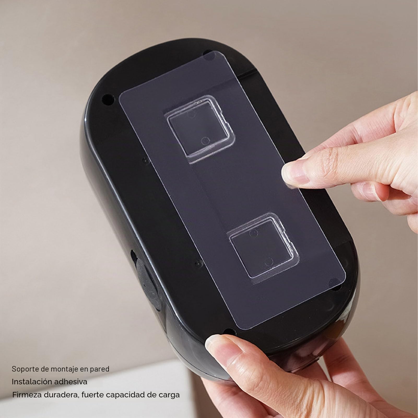 Dispensador Automático de Jabón Espumoso, Dispensador de Jabón Montado en la Pared sin con 3 Engranajes Ajustables, Dispensador de Jabón Eléctrico Recargable para Baño, Cocina,