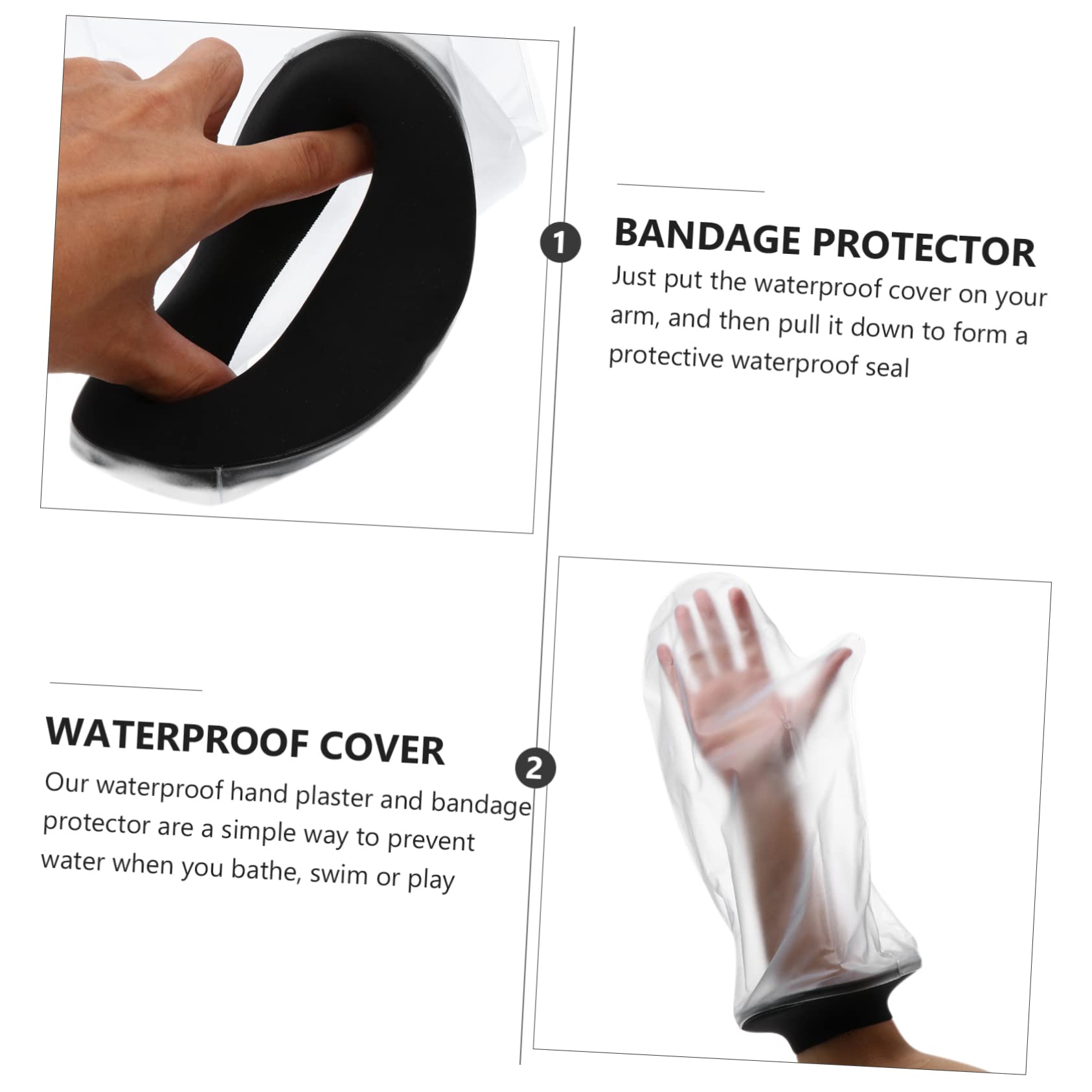 Mobestech 3 Stück Arm Cast Cover Gipsschutz Armmanschette für Erwachsene für Die Abdeckung für Erwachsene
