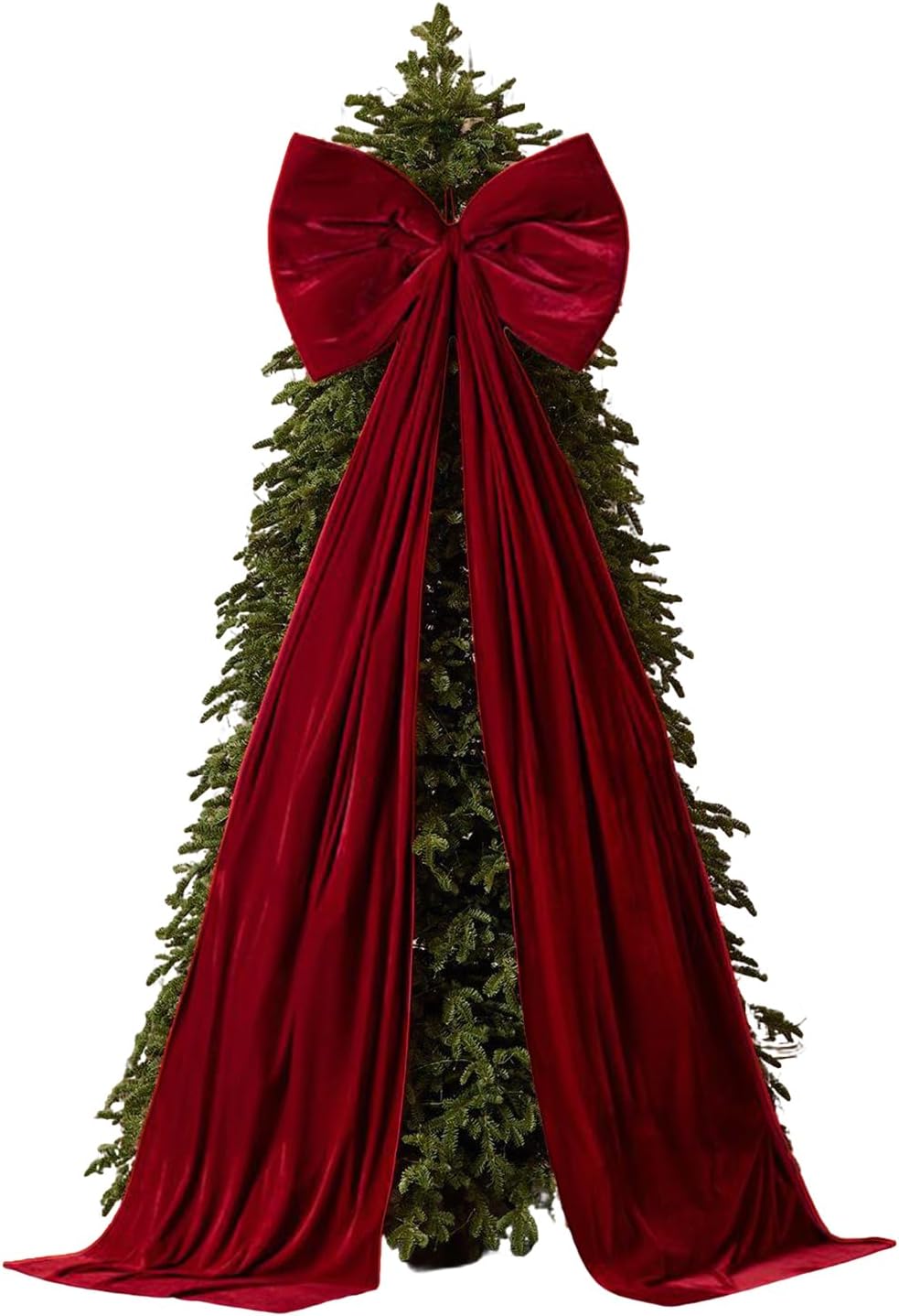 巨大クリスマスツリーリボン - 51cm x 180cm 巨大 室内 室外 兼用 ルームデコレーション | ウェディングパーティー