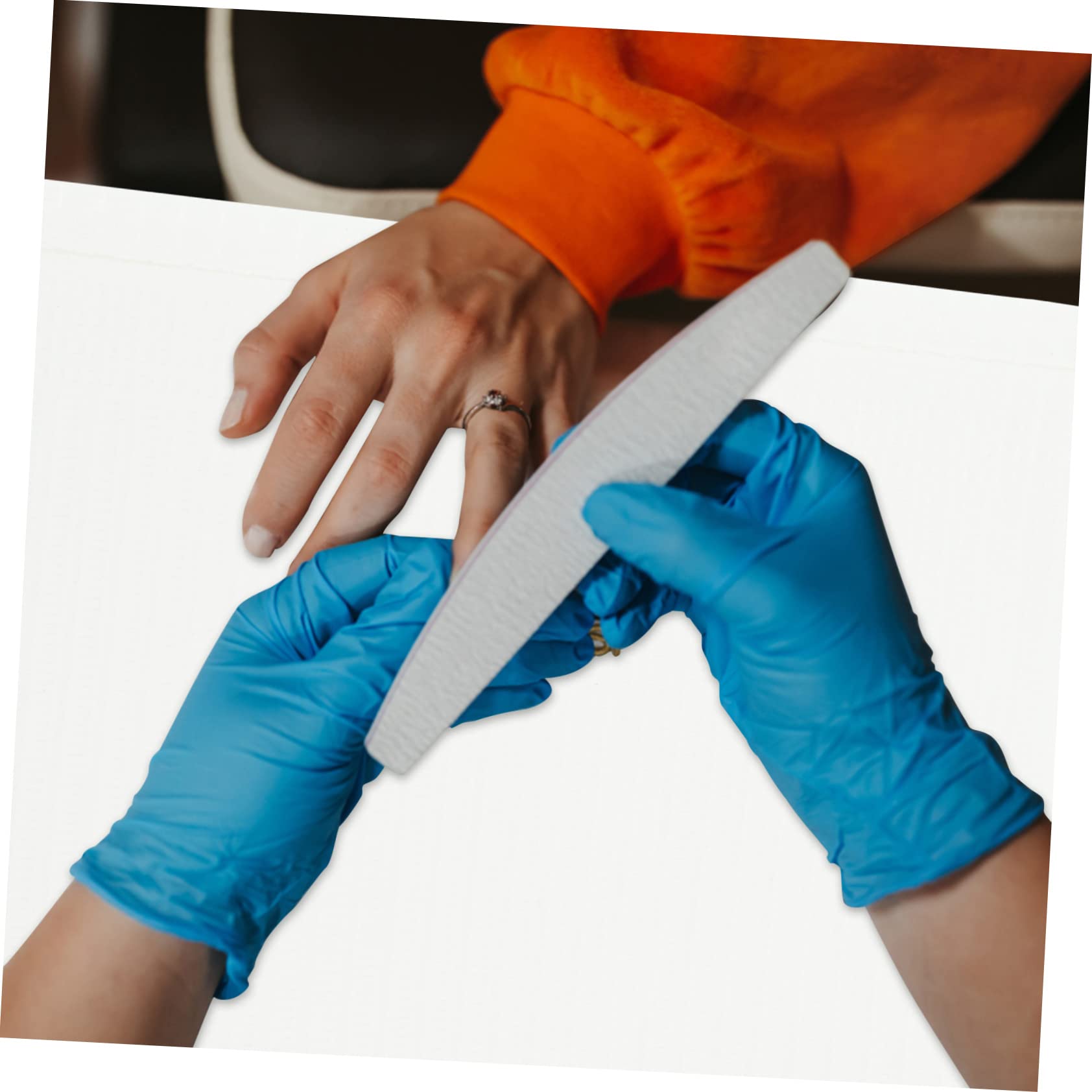 POPETPOP 125pezzi Tovaglietta Per Nail Art Monouso Con Assorbimento Acqua e Tappetino Protettivo Per Tavolo Manicure Morbido e Igienico Per Salone Unghie e Ufficio