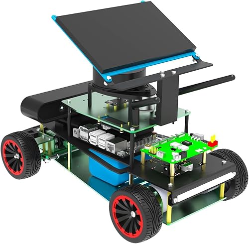 Vista 26 de Yahboom Raspberry Pi Jetson Nano/Jetson Orin Nano Super AI Profesionalmente programable Ackerman Estructura de dirección ROS2 Robot Kit para adultos