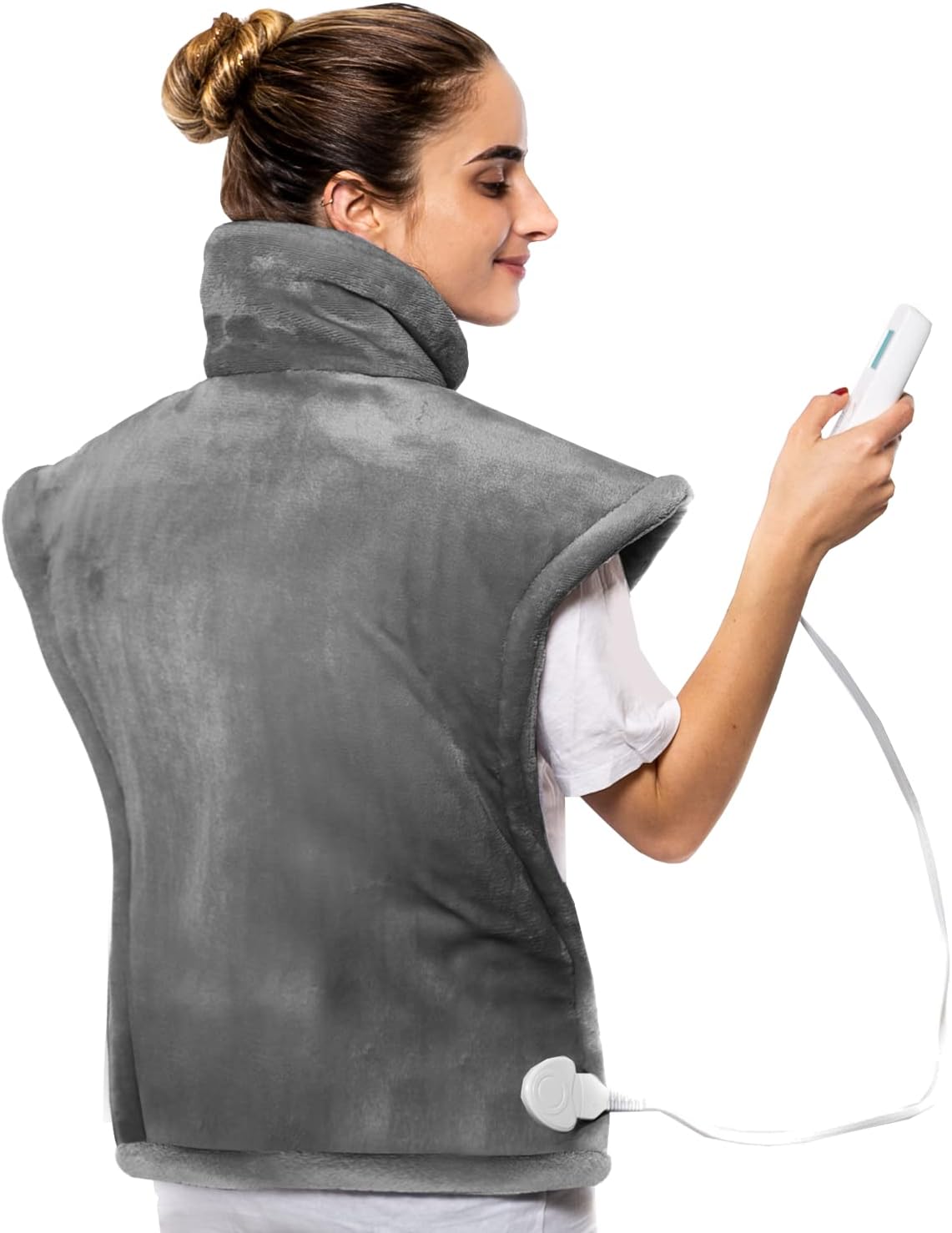 Cure Choice® XL Weighted Heating Pad for Back Pain Relief