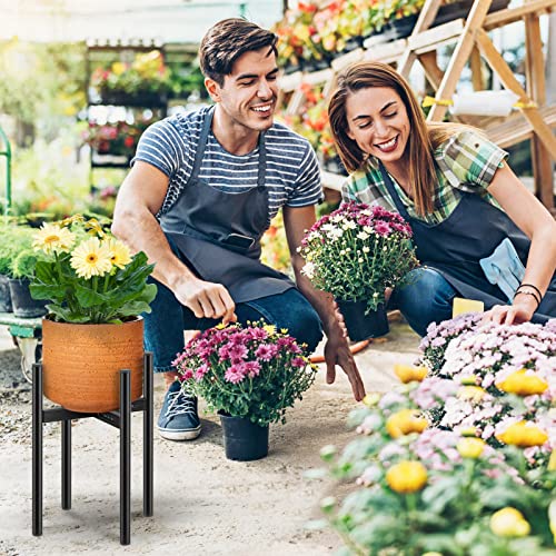 Dticon Adjustable Metal Plant Stand, Black Plant Stands Fit 8 To 12 Inches Pots, Mid Century Modern Corner Plant Stand, Heavy Duty Large Flower Single Tall Plants Holder For Indoor And Outdoor #TOP7