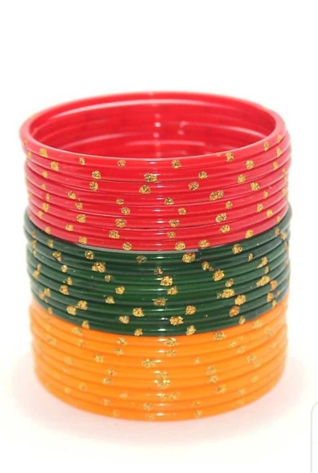 Red, GreenAnd yellow chndramukhi glass bangles set for women and girls pack of 24 (2.10) (B0BHNPRPBG) Amazon Price History, Amazon Price Tracker