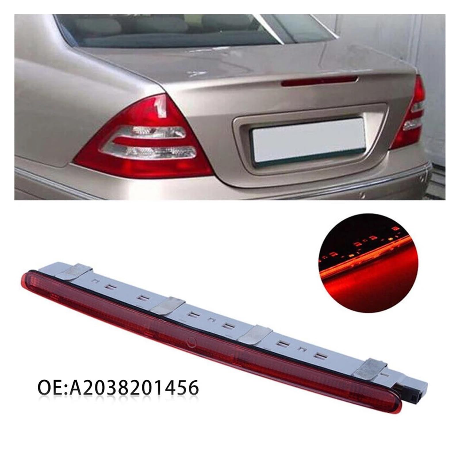 Derde Staart Stop Lamp Auto 3RD Achter Derde Rem Stoplicht Lamp Derde Staart Stop Lamp Auto 3RD Achter Derde Rem Stoplicht Lamp