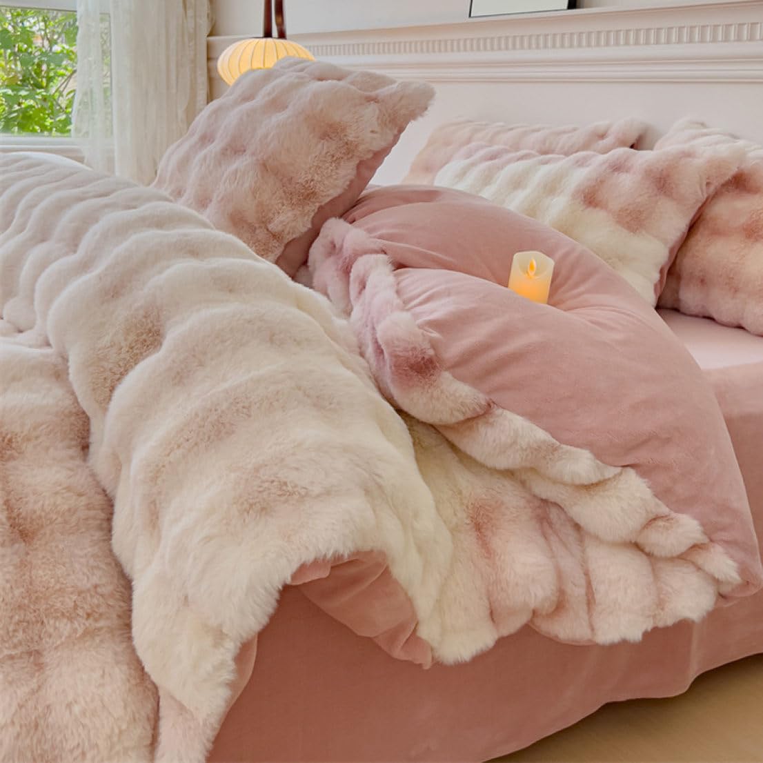 ☆新品未使用 厚手のシーツ4点セット 冬用 200×230cm 103a03 