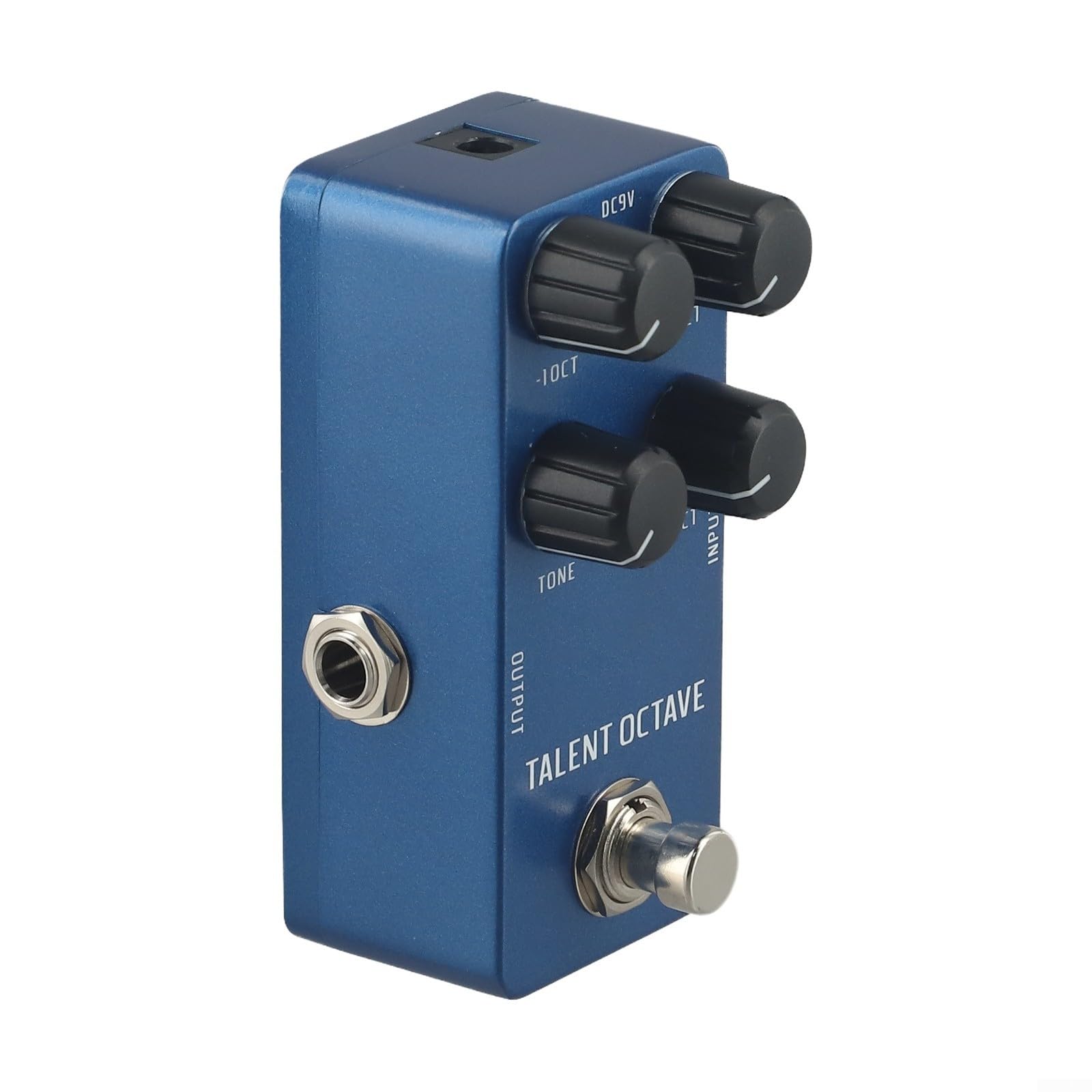 Pedale per effetti per chitarra, con guscio in metallo, ampia gamma di effetti sonori, facile da collegare e utilizzare (Drak Blue)