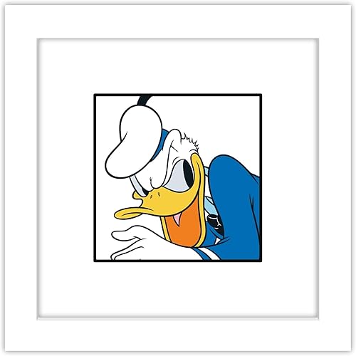 Trends International Gallery Pops Disney Mickey and Friends - Póster de pared con diseño de expresiones del pato Donald, 12.00 x 12.00 pulgadas,