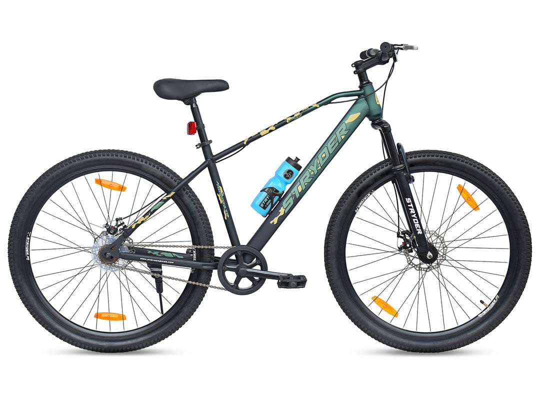 TATA stryder Magnet Cycle in 29" Wheel Size in Army Colour with Double disc Brakes in Water Decals Stickers for Tall People (B0BW7GNWVW) Amazon Price History, Amazon Price Tracker