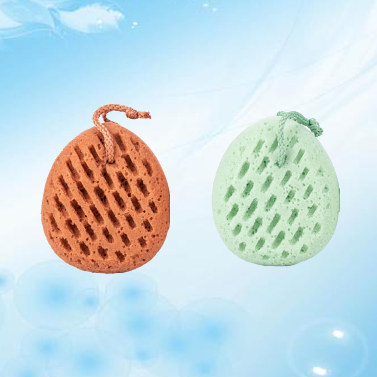 FRCOLOR 6 Stk Schwamm Zum Körperpeeling Rückenschwamm Luffa-schwamm Schwamm Badeschwämme Zum Duschen Peeling-körperpeeling Peelingschwamm Körper-luffa Badeblume Baby Einweg