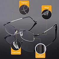 Vista 5 de Lentes de lectura progresivos multifocal, bloqueo de luz azul, multifocales, para hombres y mujeres