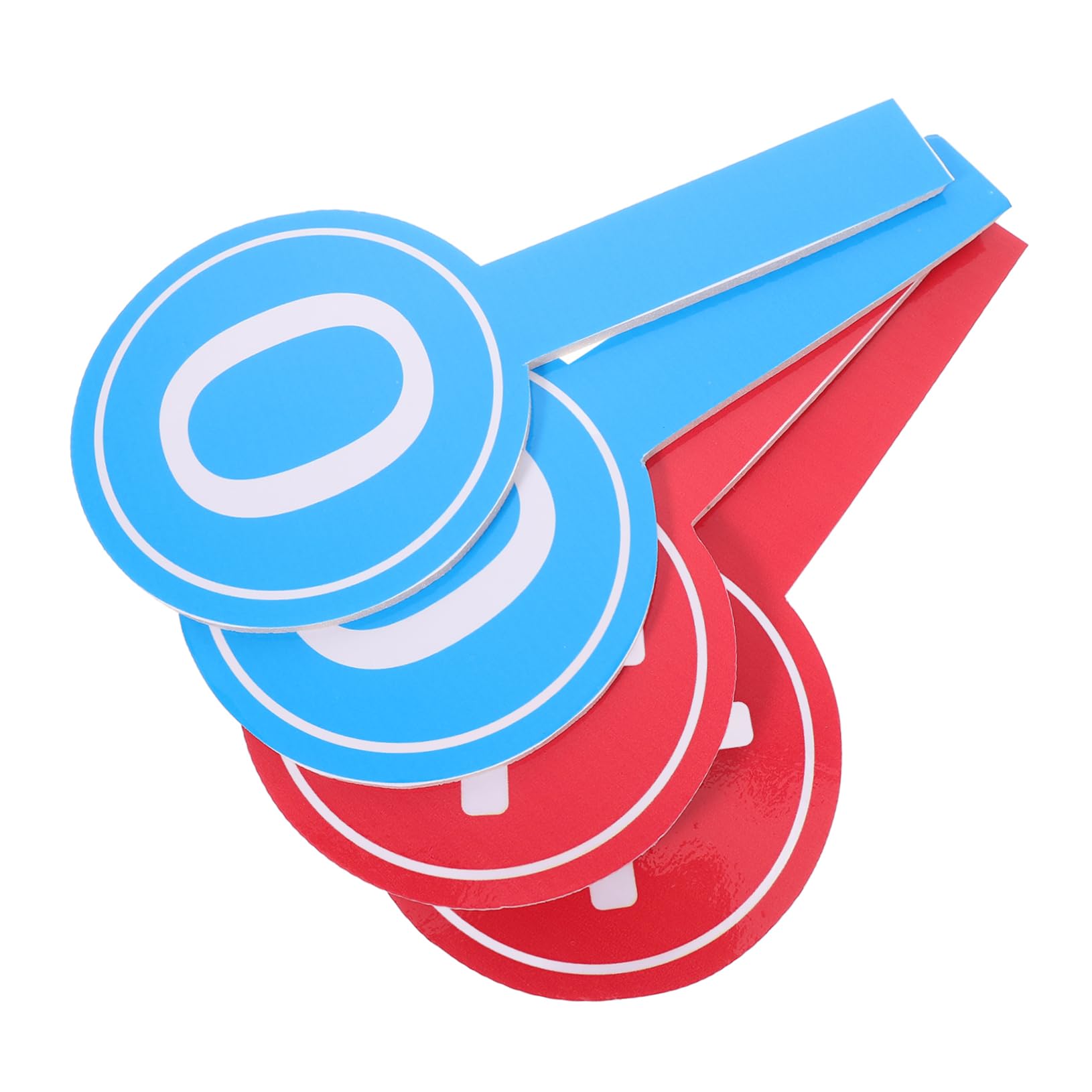 SEWACC Classroom Voting Paddles 4pcs Foam Board Answer Paddles Hand Holding Score Boards for School Activities