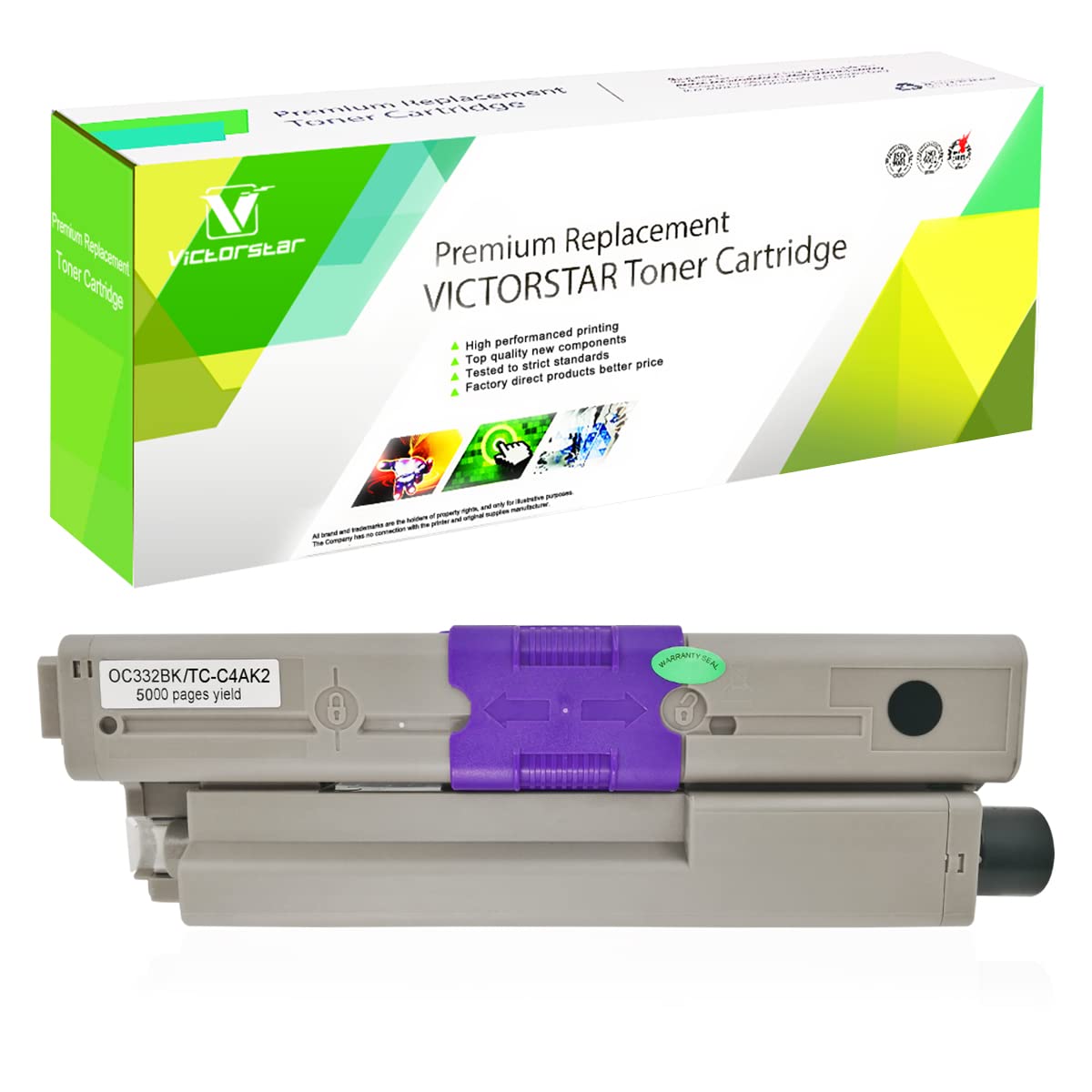 Compatible Toner Cartridge for OKI C332