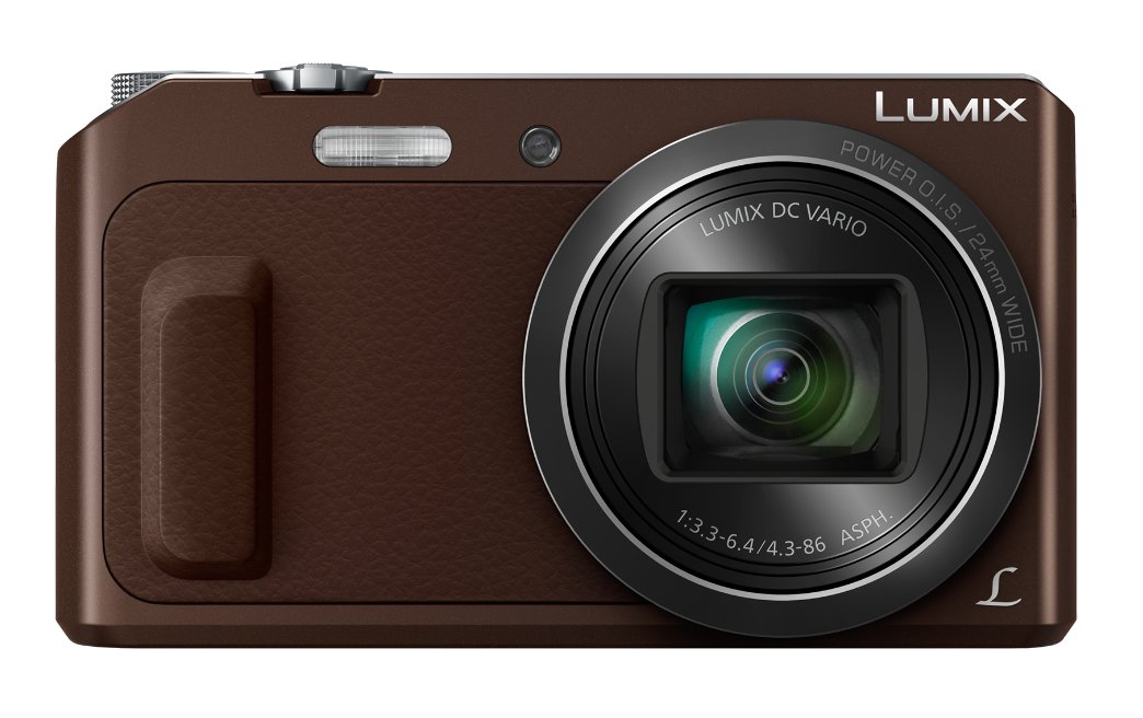 Panasonic Lumix DMC-TZ58 Cámara Digital Compacta (16 MP, 4608 x 3456 Pixeles, Mos, 20x, Full HD, Marrón) (versión importada)