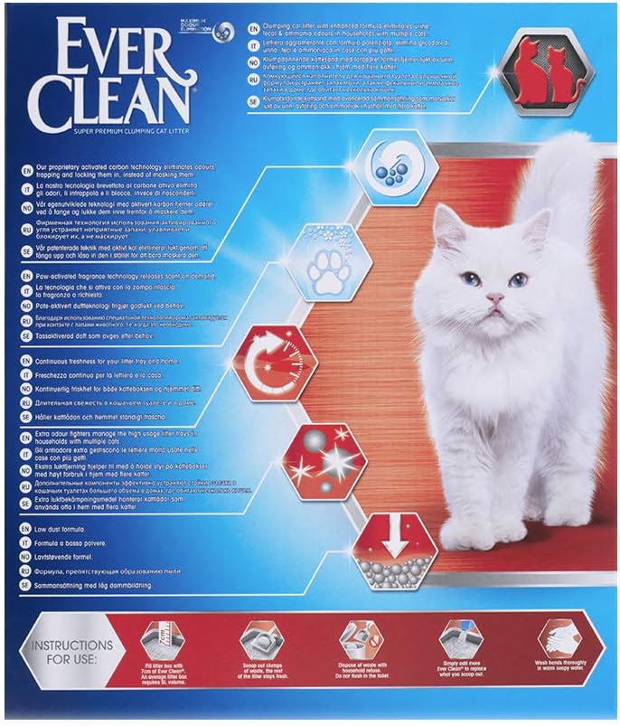 Ever Clean Multiple Cat Litter, 10 Litre, Scented