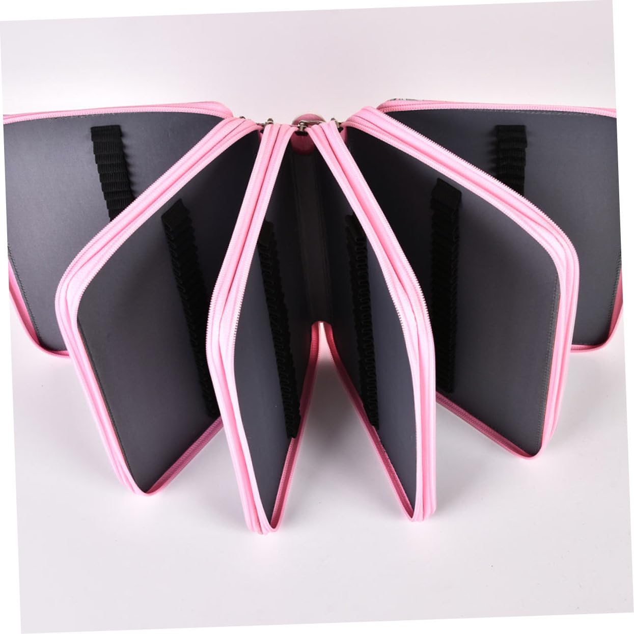 SEWACC Zeichenstifte Etui mit 252 Fächern, Rosa, Henkel