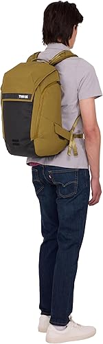 Vista 106 de Thule Paramount - Mochila de 27 litros - Mochila de viaje - Bolsillo acolchado para una computadora portátil de 16 pulgadas, color verde suave