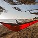 HŌMECO Double and Single Camping Hammock, Lightweight Nylon Parachute Travel Hammocks (Orange, Single)