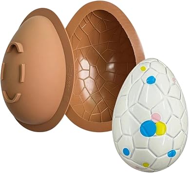 3D Large Easter Egg Chocolate Mold DIY Siilicoine Mousse Moulds Creative Chocolate Bonbon Baking Confectionery Pastry Tools M430