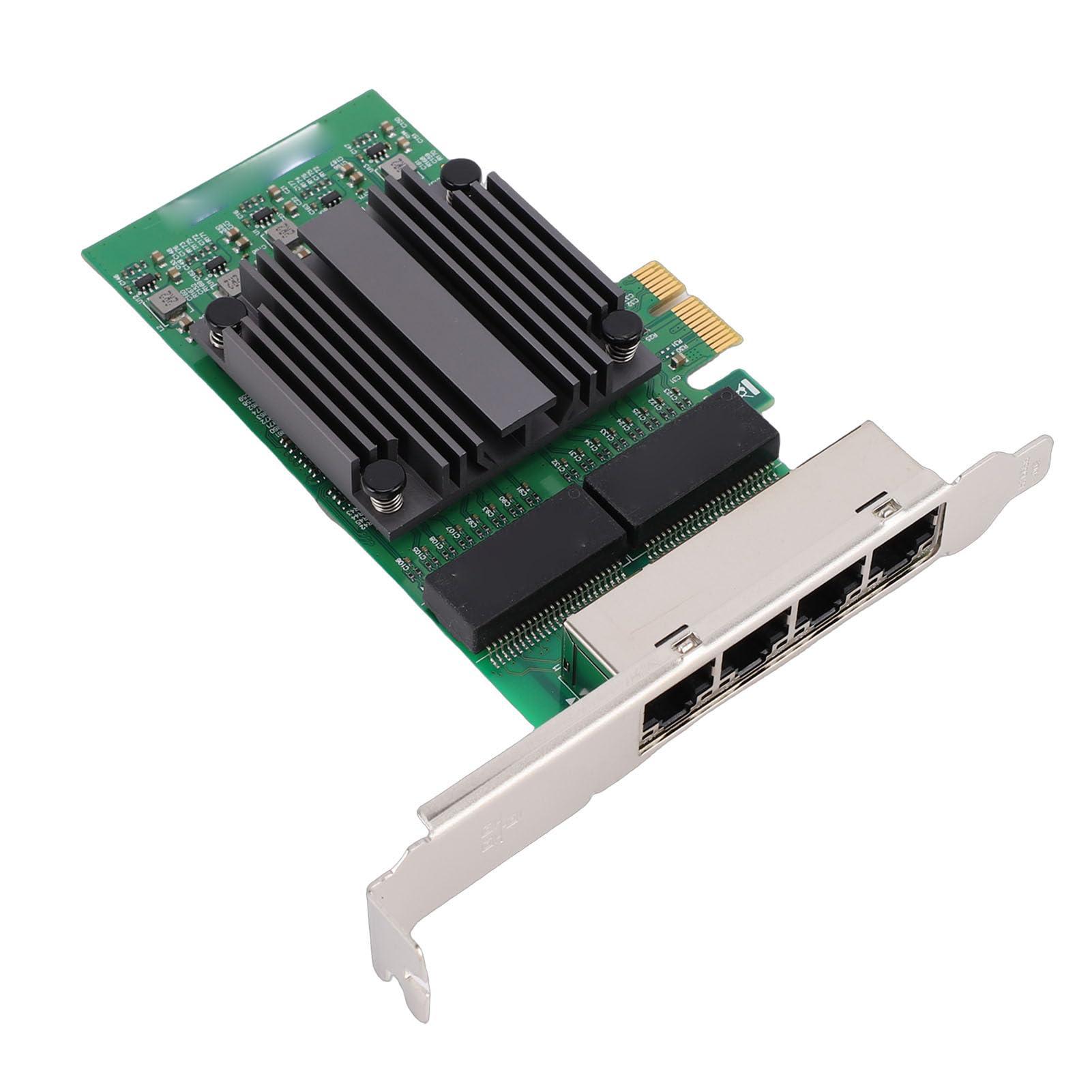 Adattatore Gigabit Ethernet per Scheda di Rete PCIe a 4 Porte per Server e Workstation Prestazioni Affidabili con Chip 82571