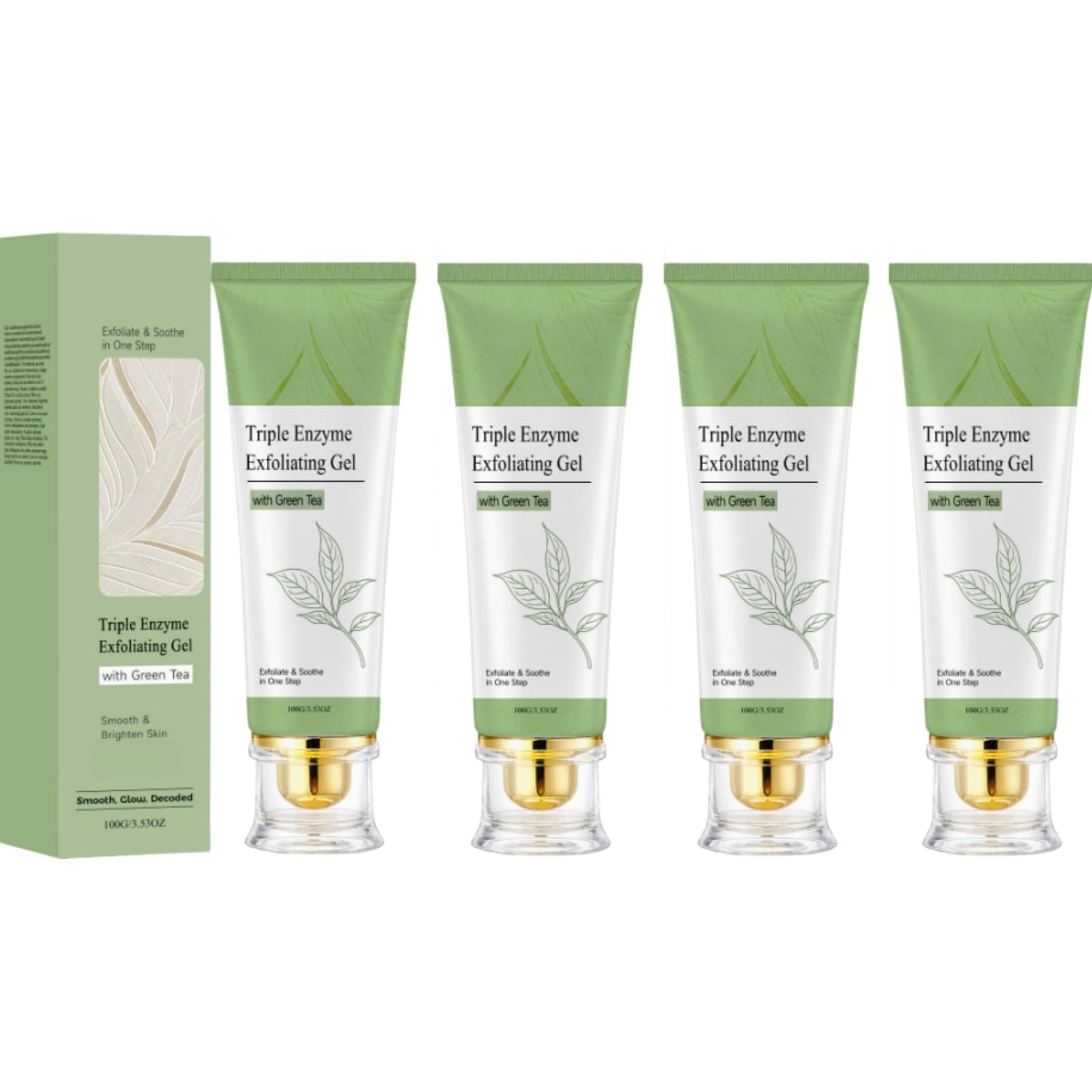 Triple Enzyme Exfoliating Gel,Gels Peeling Exfoliants Éclaircissant Visage