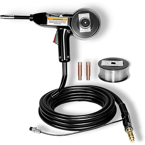 Weldpro 130A Aluminum Spool Gun, 15 FT MIG Welding Torch for MIG210LCD, Omni 210, MIG155GD, Lightweight Welding Gun for Aluminum Welding