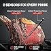 ThermoPro TempSpike Wireless Meat Thermometer with 2 Meat Probes, 500FT Bluetooth Meat Thermometer for Cooking with LCD-Enhanced Booster for Food Turkey Beef Rotisserie BBQ Oven Smoker Thermometer